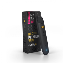 Eighty8 Supersterke HHC Vape Dragon Fruit, 89 % HHC, 10 % THCP, CCELL, 0,5 ml