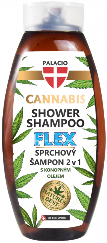 Palacio Shampoo doccia Flex alla canapa, 500 ml - confezione da 6 pezzi