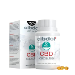 Cibdol Гел капсули 40% CBD, 4000 mg CBD, 60 капсули