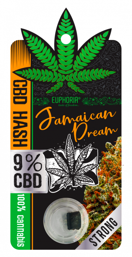 Euphoria CBD Hash 9% Jamaica Dream 1 g