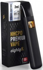 Eighty8 HHCPO Vape Pen Strong Premium Grape, 10 % HHCPO, 2 მლ