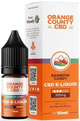 Orange County CBD E-თხევადი Rainbow Candy, CBD 300 მგ, 10 მლ