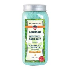 Palacio Cannabis Bath Salt with menthol 900 g - 6 pieces pack
