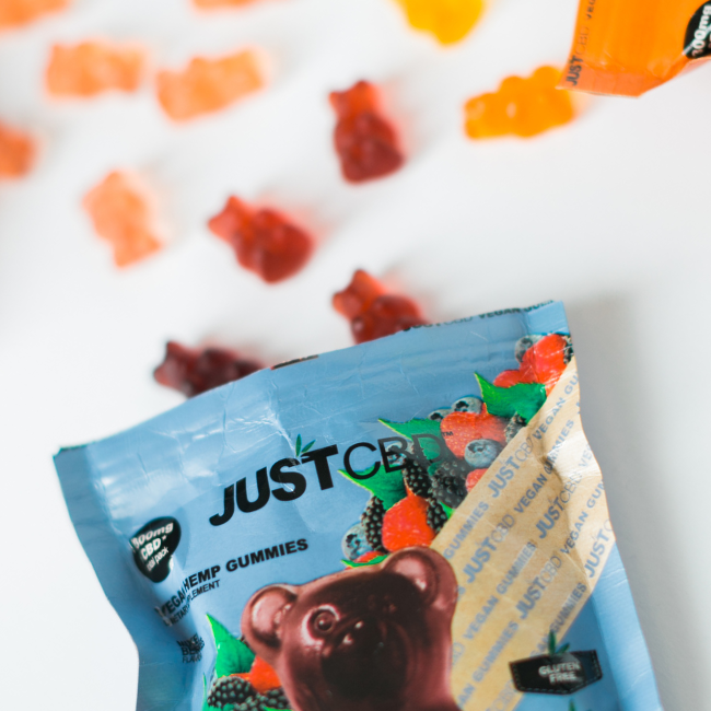 JustCBD vegan gummies Mixed Berries 300 mg CBD