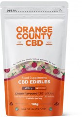 Orange County CBD Trešnje, putno pakiranje, 200mg CBD, 8 kom, 50 g