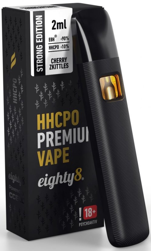 Eighty8 HHCPO ベイプ ペン ストロング プレミアム チェリー Zkittles、10 % HHCPO、2 ml