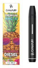 CanaPuff Ananas Diesel 96% HHC-O - De unică folosință, 1 ml