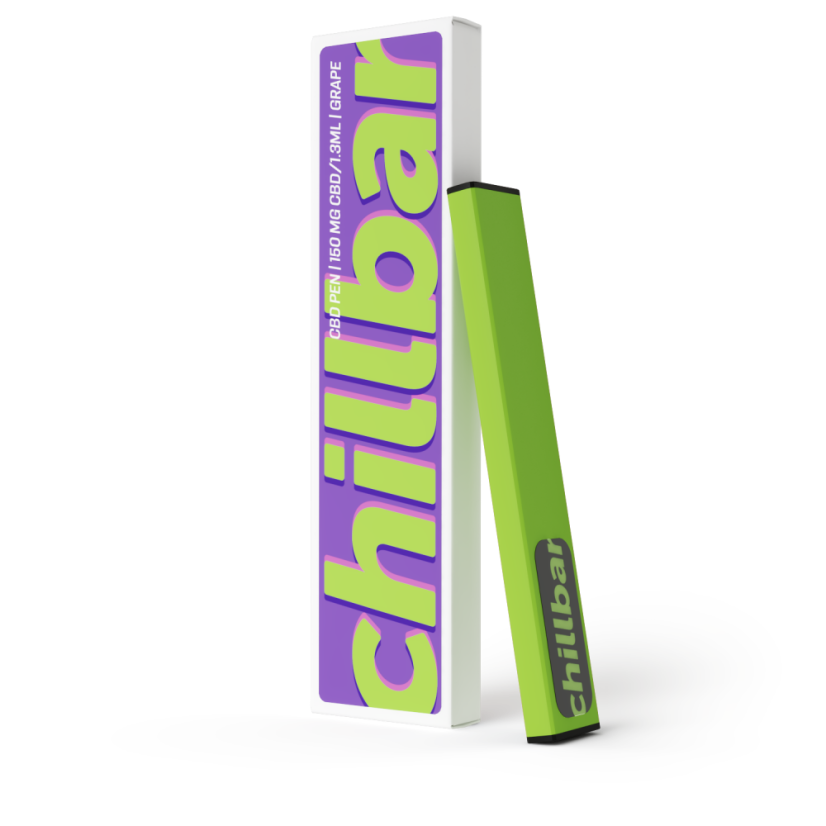 ChillBar CDB Pluma vaporizador Uvas, 150mg CDB