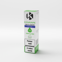 Kanavape OG Kush liquido, 10 %, 1000 mg CBD, 10 Jr