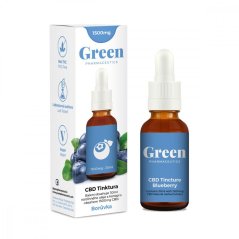 Green Pharmaceutics CBD Tintura Blueberry – 5%, 1500 mg, 30 ml