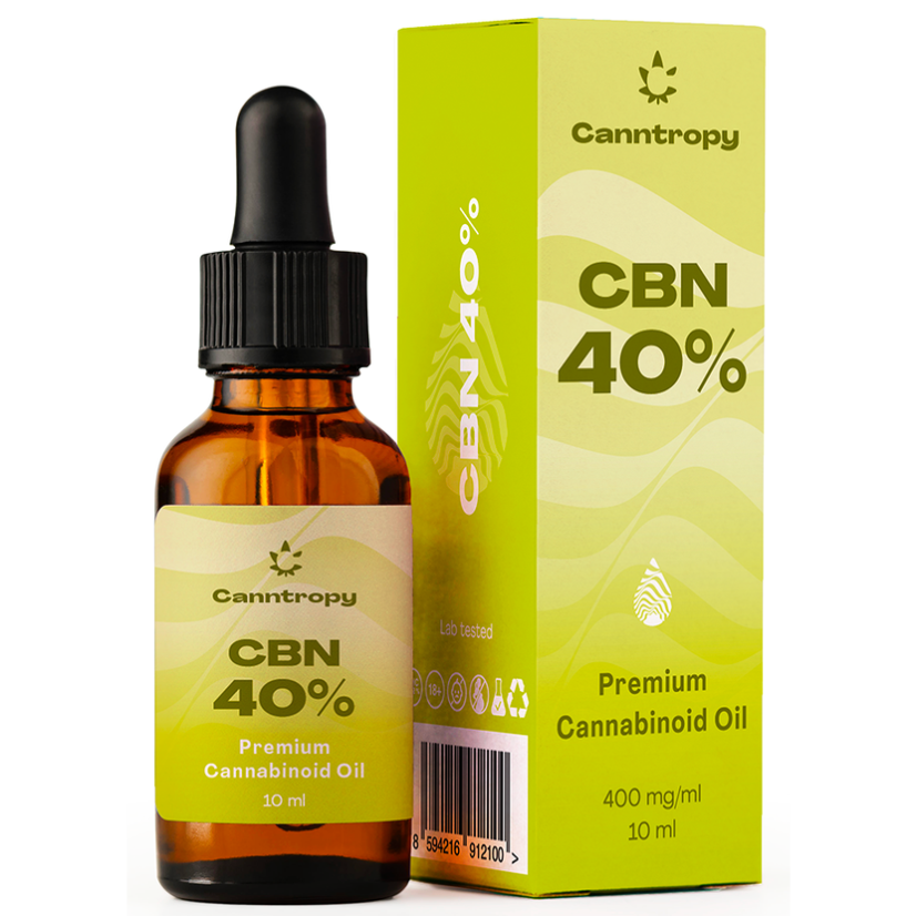 Canntropy CBN Premium Cannabinoïde Olie - 40%, 4000 mg, 10 ml