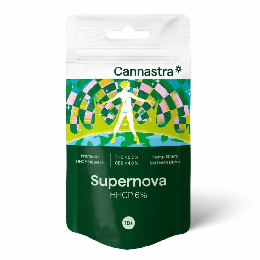 Cannastra HHCP Flower Supernova (Dwal tat-Tramuntana) 6%, 1 g - 100 g