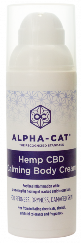 Alpha-CAT Pomirjujoča CBD krema za telo, 50 ml