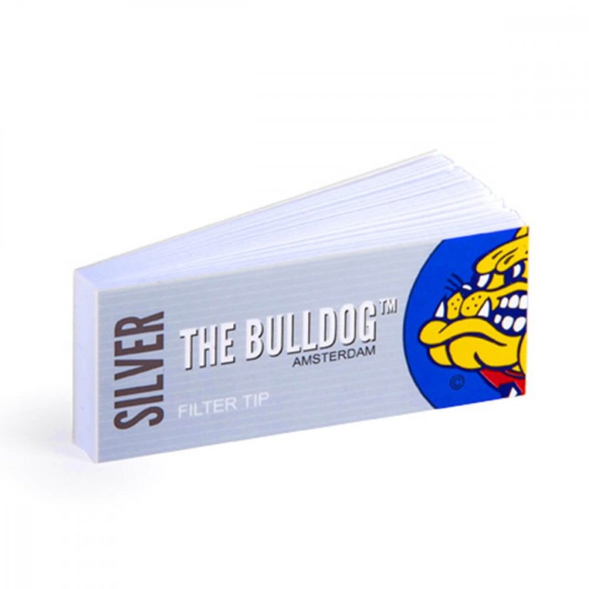 The Bulldog Original Silver Filter Tips, 50 kosov/zaslon