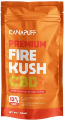 CanaPuff Cây gai dầu hoa lửa Kush, CBD 13 %, 1 g - 10 g