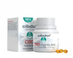 Cibdol softgel capsules 15% CBD, 1500 mg CBD, 60 capsules