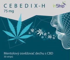 CEBEDIX-H Désodorisant mentholé avec CBD 2,5mg x 30pcs, 75mg