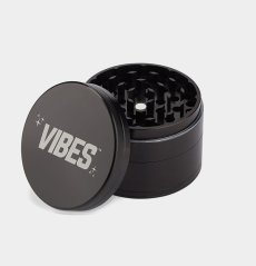 Vibes x Aerospaced Triturador de 4 peças, 63mm - Preto