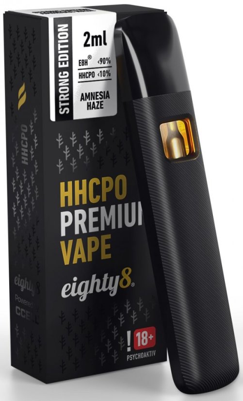 Eighty8 HHCPO ベイプ ペン ストロング プレミアム アムネジア、10 % HHCPO、2 ml