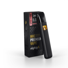 Eighty8 Superstrong HHC Vape Raspberry, 84 % HHC, 15 % HHCP, CCELL, 2 ml