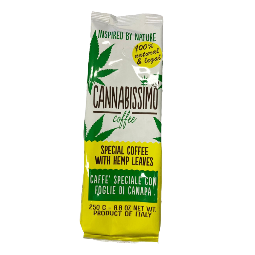 Cannabissimo - café com folhas de cânhamo, 250 g