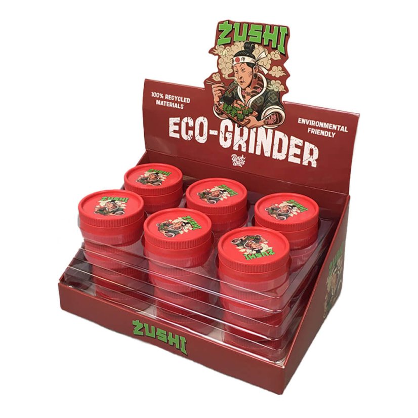 Best Buds Eco Grinder Zushi, 2 частини, 53 мм (24 шт. / дисплей)