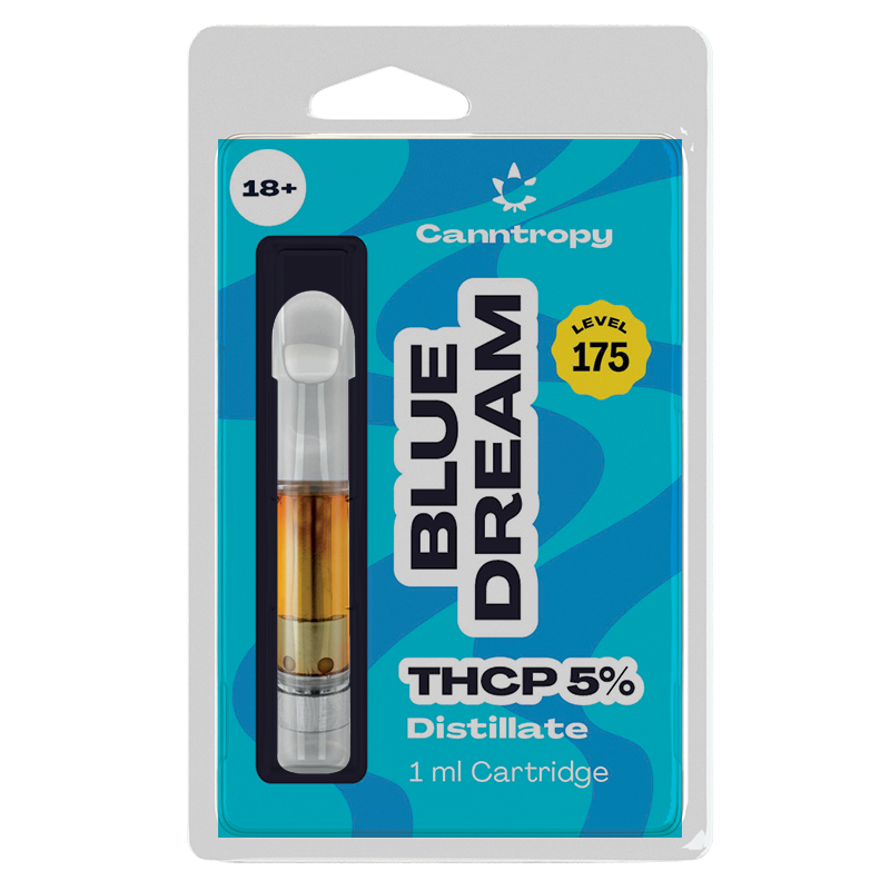 Canntropy Cartucho THCP Blue Dream - 5% THCP, 90% CBD, 1 ml