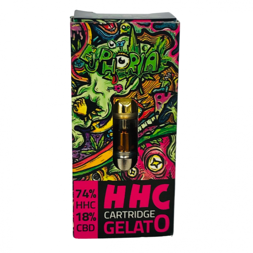 Euphoria HHC Patroon Gelato 74%, 0,5 ml