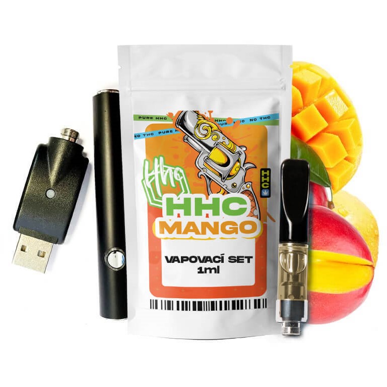 Czech CBD HHC Set Batéria + Cartridge Mango, 94 %, 1 ml