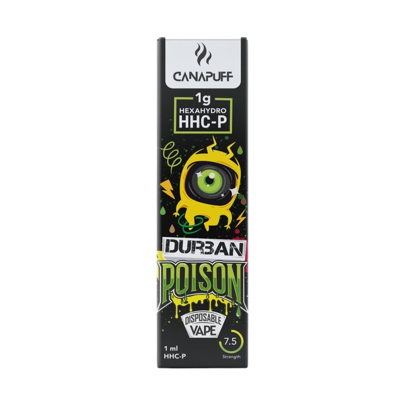 CanaPuff Durban Poison 96 HHC P Disposable vape pen 1 ml