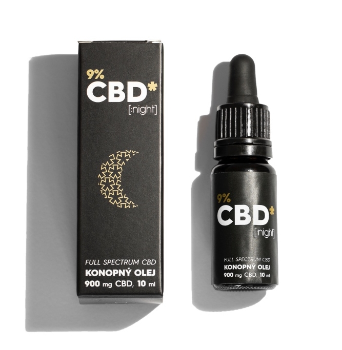 CBD Star Konopljino CBD olje NIGHT 10%, 10 ml, 1000 mg