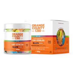 Orange County CBD Бутилки Gummies, 1200 мг CBD, 135 Ж