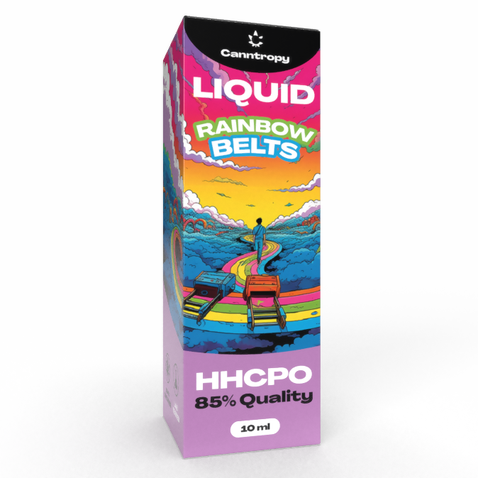 Canntropy HHCPO Liquid Rainbow Belts, HHCPO 85% laatu, 10ml