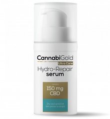 CannabiGold Sérum hidratante renovador para pieles secas con CBD 150 mg, 30 ml