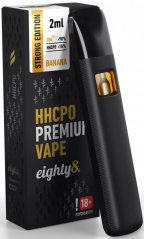 Eighty8 HHCPO Vape Pen Sterke Premium Banaan, 10% HHCPO, 2 ml