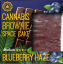 Cannabis Blueberry Haze Brownie Deluxe Packing (Sabor Sativa Medio) - Caja (24 paquetes)
