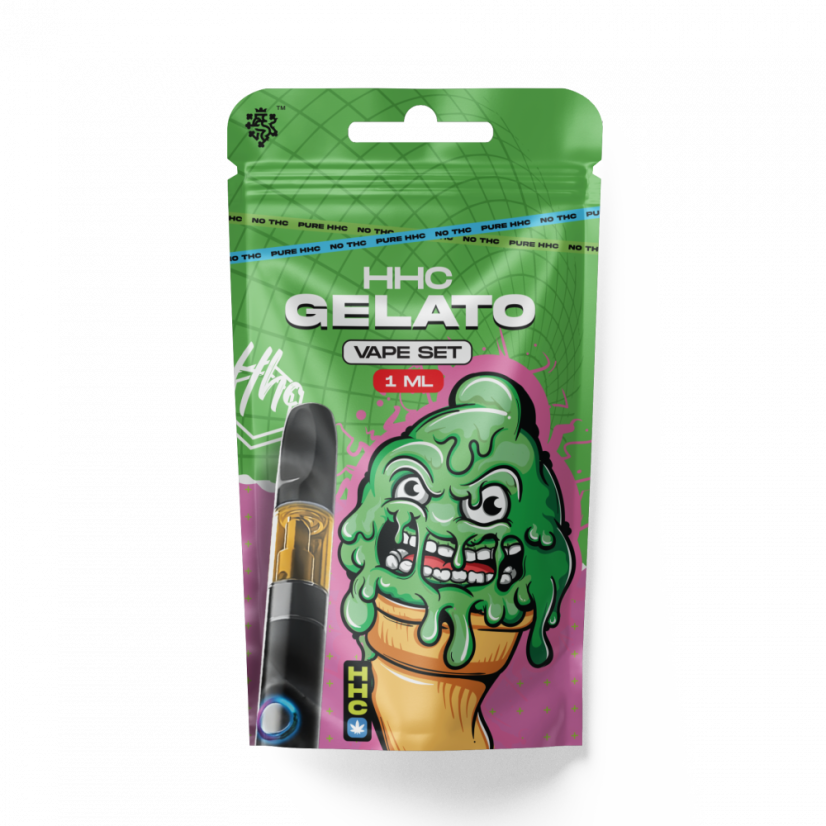 Czech CBD HHC Set Batéria + Cartridge Gelato, 94 %, 1 ml