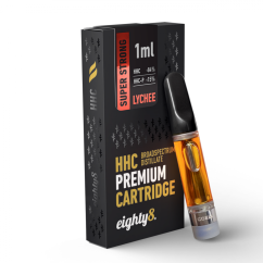 Eighty8 Supersterke HHC-cartridge Lychee, 84% HHC, 15% HHCP, CCELL, 1 ml