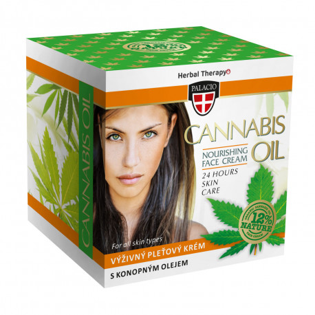Palacio Cannabis Krema tal-wiċċ 50 ml - pakkett ta '10 biċċiet