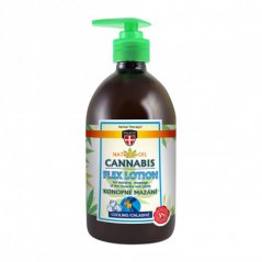 Palacio CANNABIS masažni gel za hlađenje s pumpicom, 500 ml