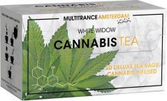 Cannabis White Widow Green Tea (20 teepussin laatikko) - Pahvipakkaus (10 laatikkoa)