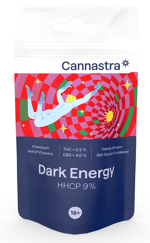 Cannastra HHCP Flor Dark Energy (biscoitos de escoteira) - HHCP 9%, 1 g - 100 g