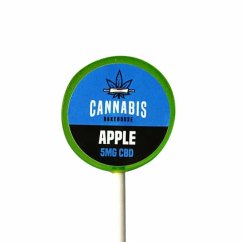 Cannabis Bakehouse CBD ロリポップ - アップル、5 mg CBD