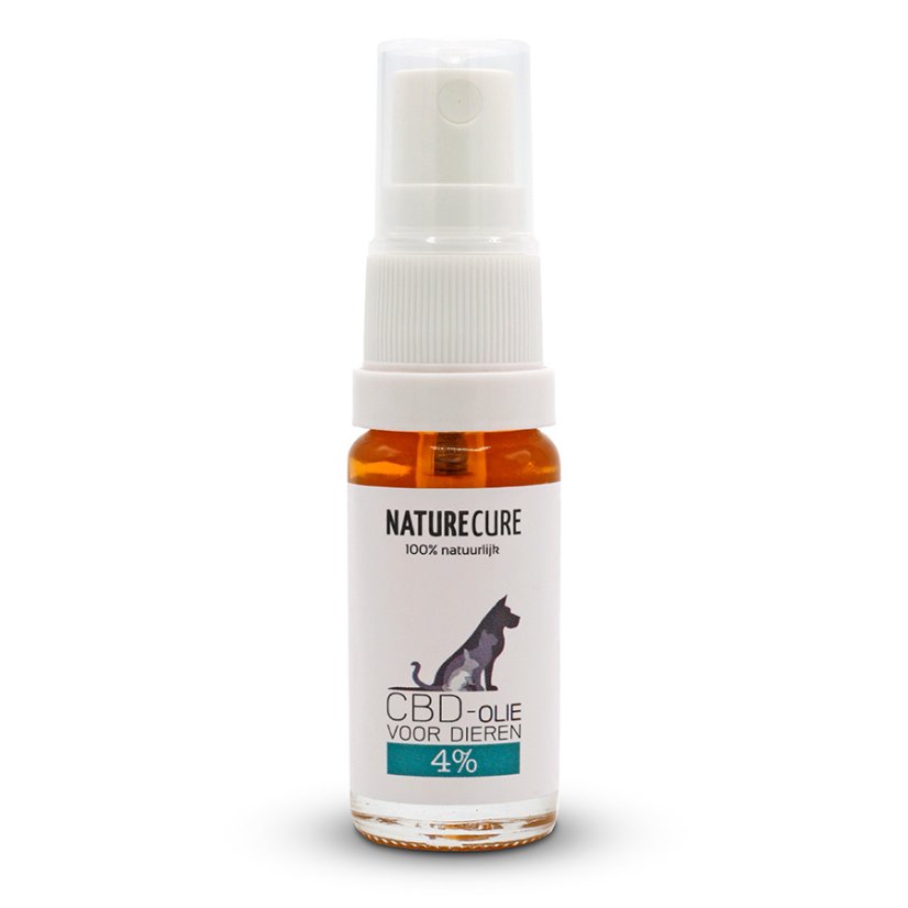 Nature Cure Huile de saumon CBD pour animaux 4%, 10 ml, 400 mg