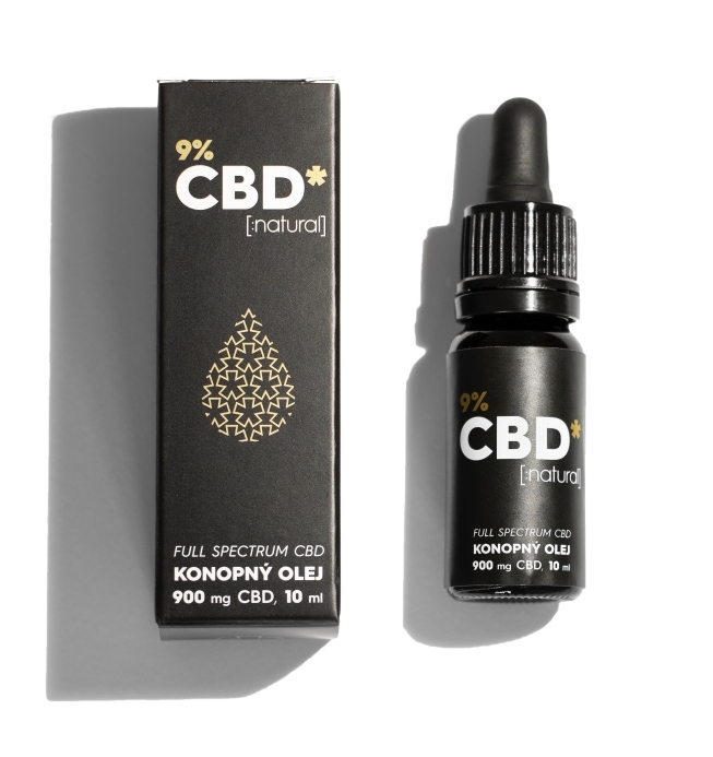 CBD Star Aceite de cáñamo CBD NATURAL 10%, 10 ml, 1000 mg