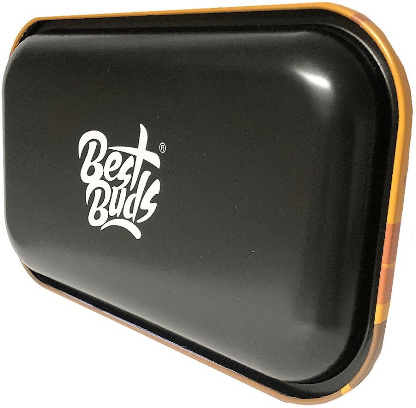 Best Buds Sunset Sherbet Metal Rolling Tray Long, 16x27 cm