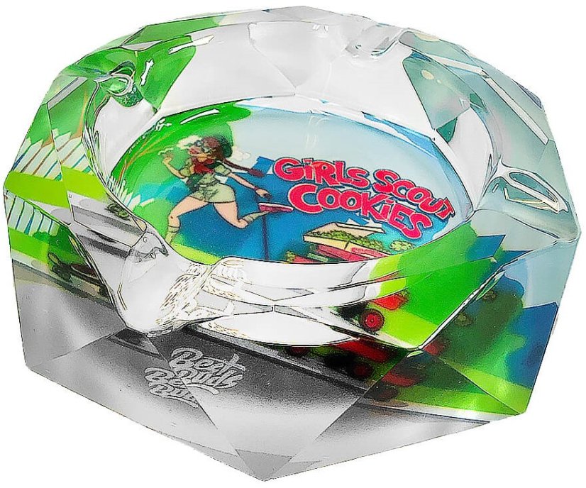 Best Buds Crystal Ashtray with Giftbox, Girl Scout Cookies