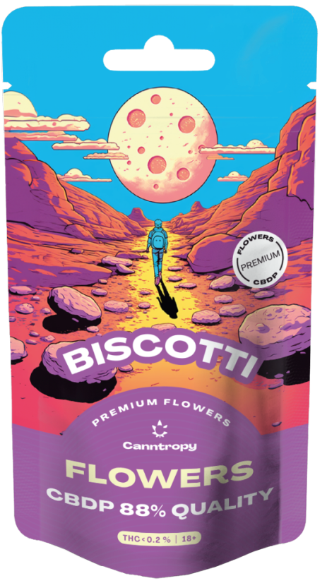 Canntropy CBDP Květ Biscotti, CBDP 88% kvalita, 1 g - 100 g