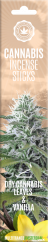 Bastões de Incenso de Cannabis Cannabis Seco e Baunilha - Caixa (6 pacotes)