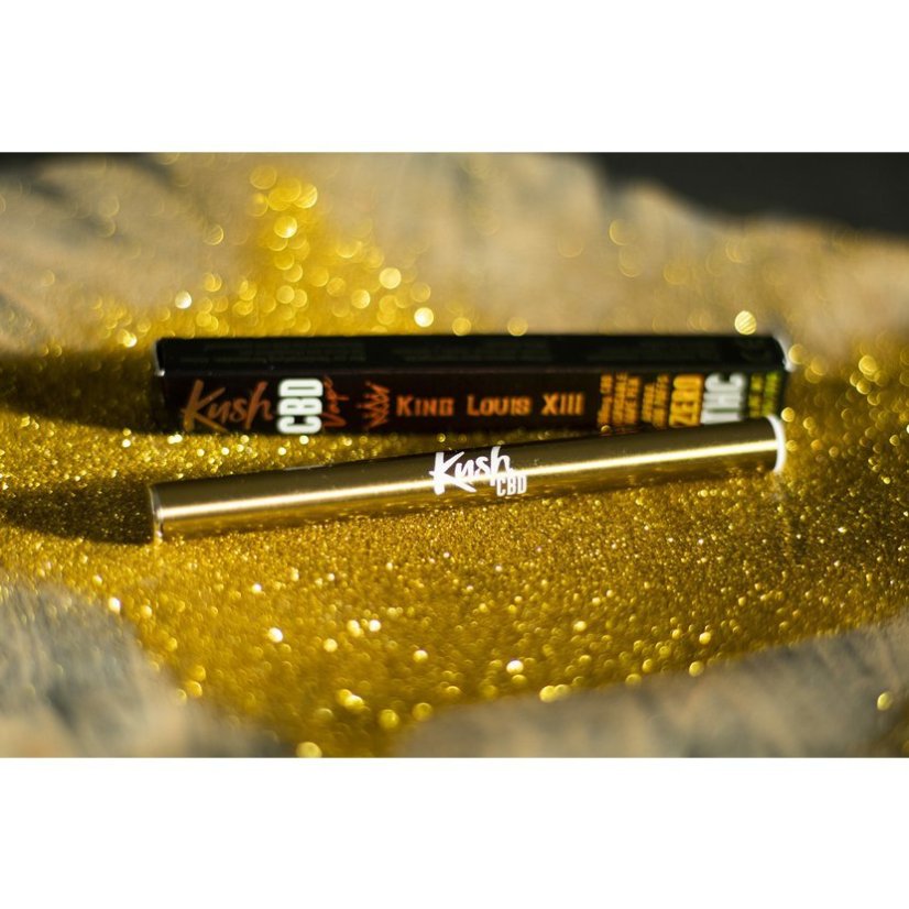 Kush Vape CBD Buharlaştırıcı Kalem, KRAL LOUIS XIII, 200 mg CBD - 20 adet / kutu